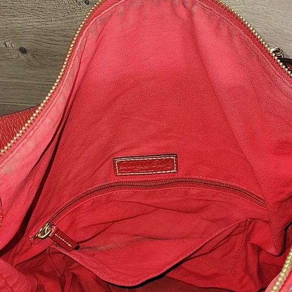 Large Dooney & Bourke Red Pebble Leather Women\'s Bag main image 5